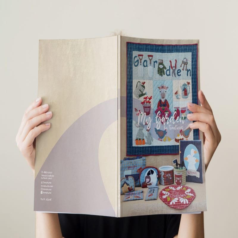 libro de patchwork my garden