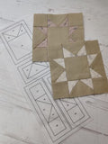 fliselina estrella serrada para coser patchwork