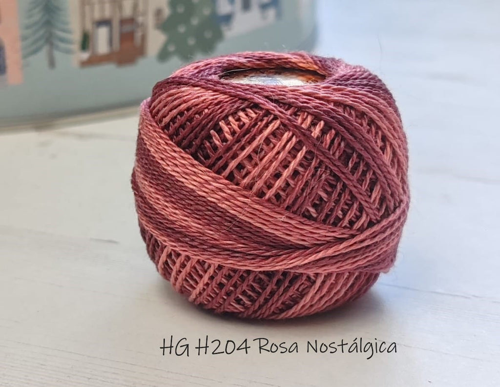 hilos giza Tomatwins matizados para bordar, acolchar, punchneedle, y bisuteria en ganchillo