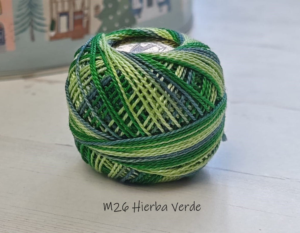 hilos giza Tomatwins matizados para bordar, acolchar, punchneedle, y bisuteria en ganchillo