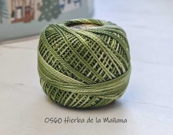hilos giza Tomatwins matizados para bordar, acolchar, punchneedle, y bisuteria en ganchillo