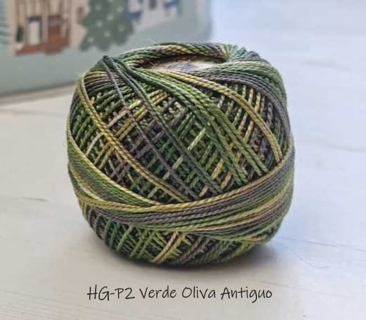 hilos giza Tomatwins matizados para bordar, acolchar, punchneedle, y bisuteria en ganchillo