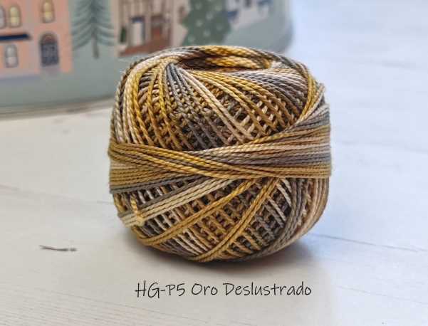 hilos giza Tomatwins matizados para bordar, acolchar, punchneedle, y bisuteria en ganchillo
