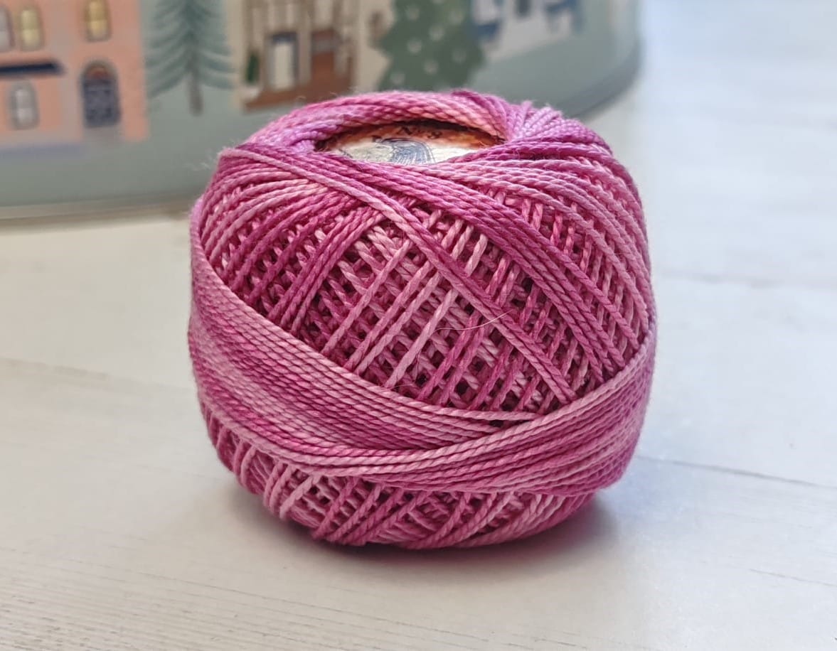 hilos giza Tomatwins matizados para bordar, acolchar, punchneedle, y bisuteria en ganchillo