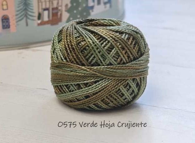 hilos giza Tomatwins matizados para bordar, acolchar, punchneedle, y bisuteria en ganchillo