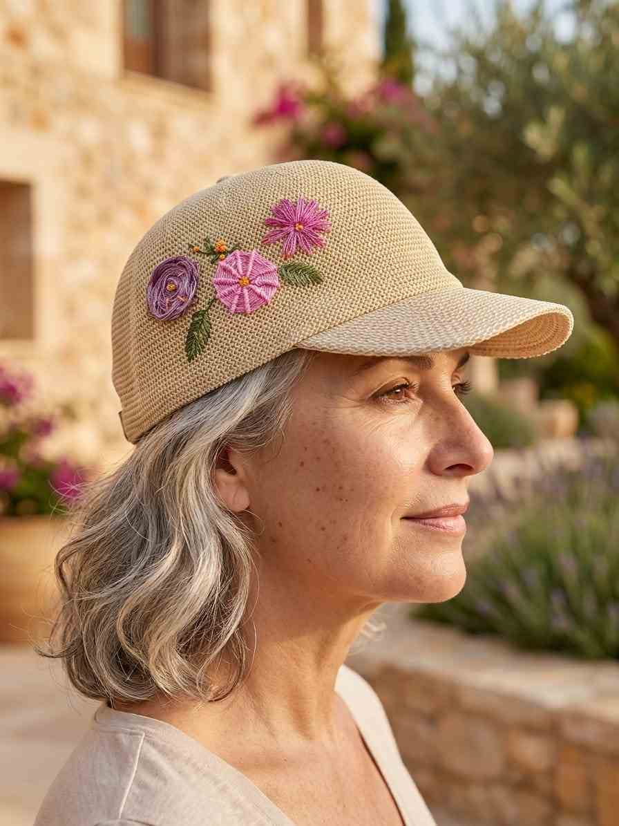 taller online para bordar una gorra